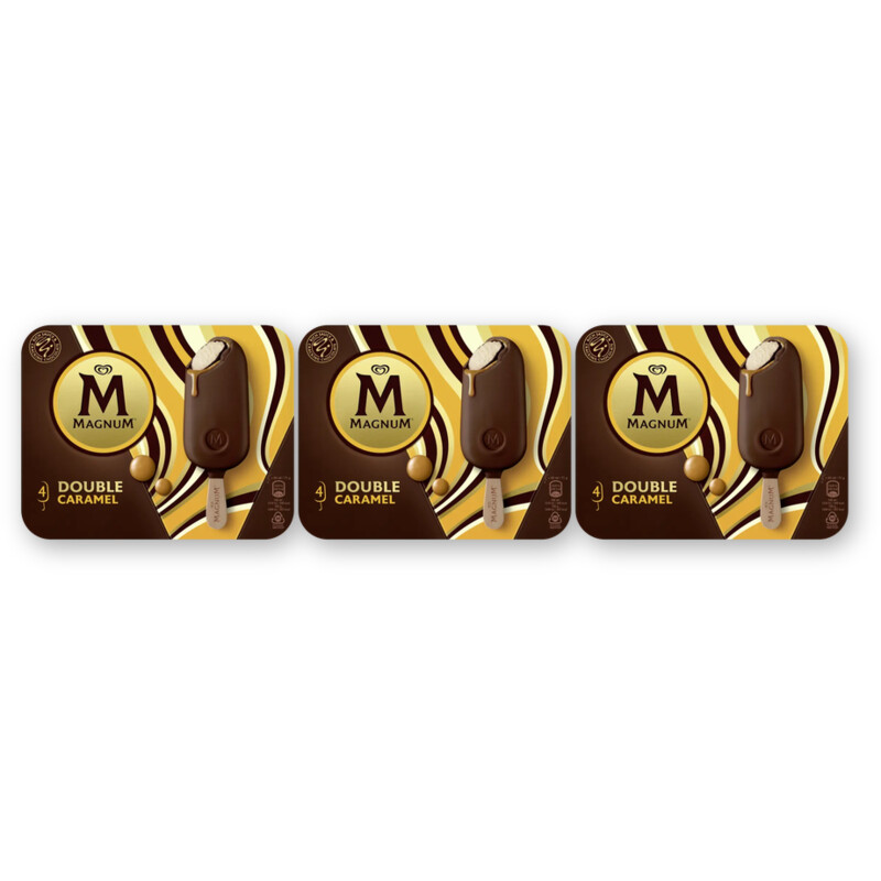 Magnum Double caramel 3-pack