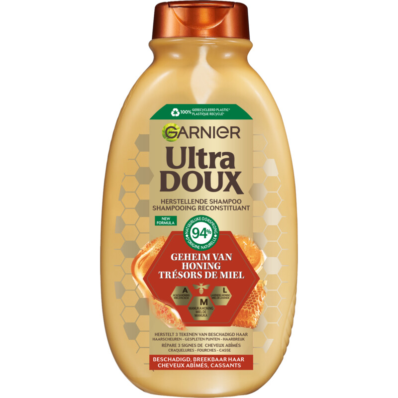 Een afbeelding van Ultra Doux Shampoo geheim van honing bel