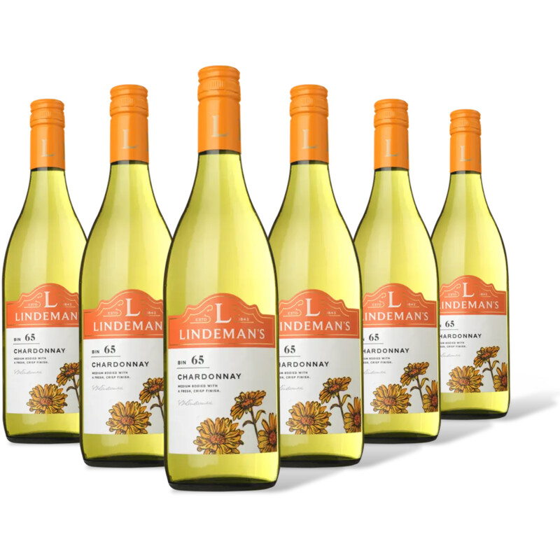 Lindeman's Bin 65 chardonnay 6 flessen
