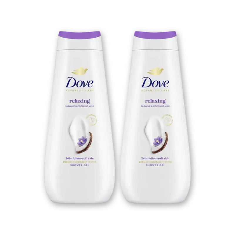 Dove Relaxing douchegel 2-pack