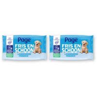 Page Compleet schoon vochtig toiletpapier 2pk