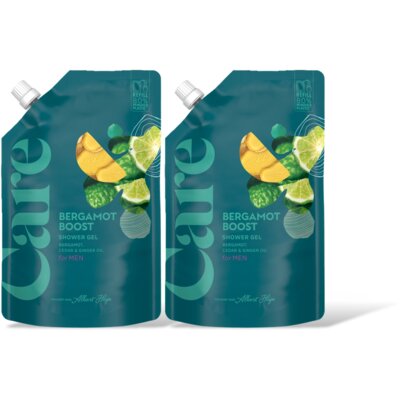 pdp-image-Care Bergamot boost shower gel refill 2-pack