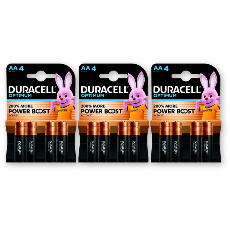 Duracell Optimum AA batterijen 3-pack