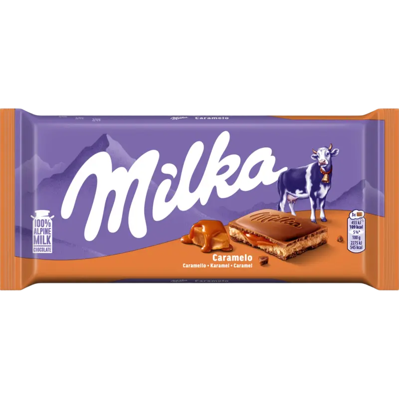 KARAMEL CHOCOLADE TABLET 100 GR