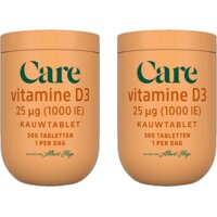 Een afbeelding van Care Vitamine D3 25µg 2-pack