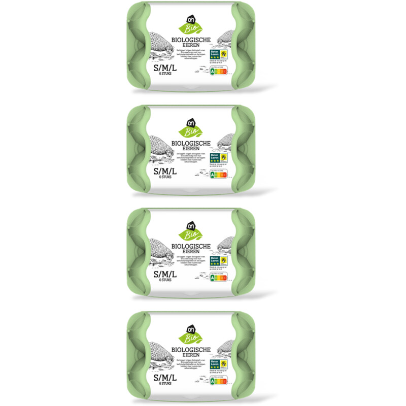 AH Biologisch Eieren S M L 4-pack