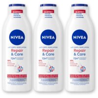 NIVEA Bodylotion repair & care 3-pack