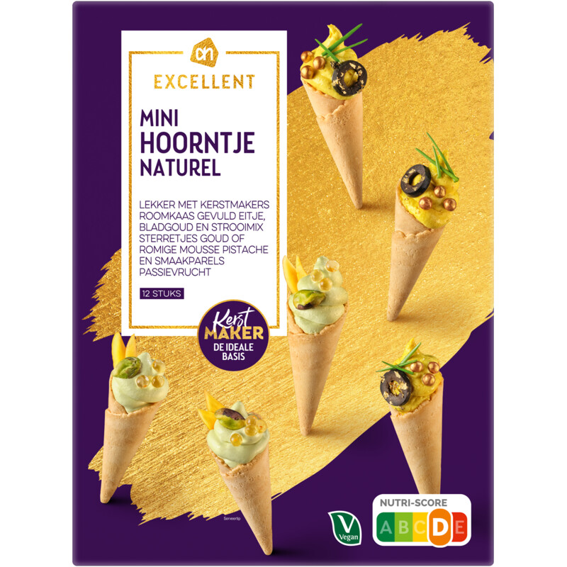 Een afbeelding van AH Excellent Mini hoorntje naturel