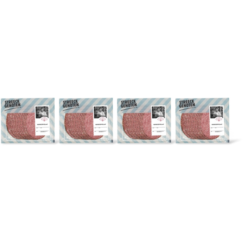 Streeckgenoten Pepercervelaat 4-pck