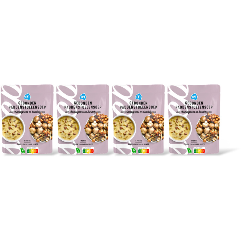 AH Gebonden paddenstoelensoep 4-pack
