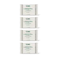 Care Sensitive cleansing wipes 0% 4-pack