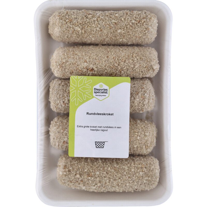 Een afbeelding van Diepvries Specialist Rundvleeskroketten