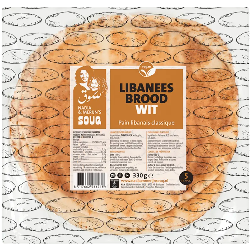Souq Libanees brood - wit