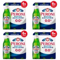 Peroni azzurro alcoholvrij bier 4x 6-pack