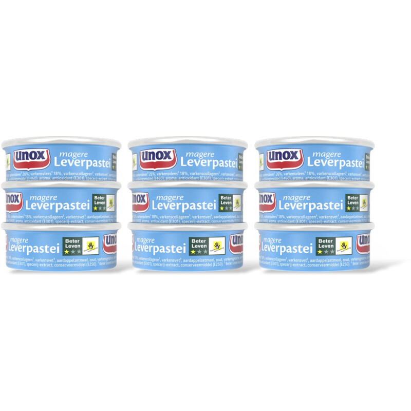 Unox Magere leverpastei 3-pack