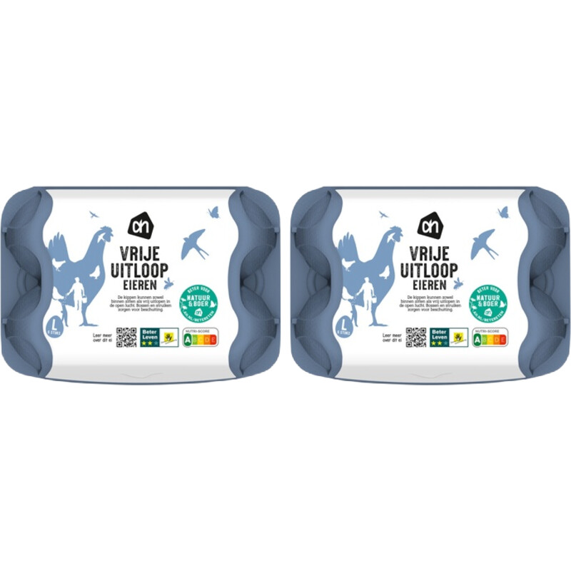 Een afbeelding van AH Vrije uitloop eieren L 2-pack