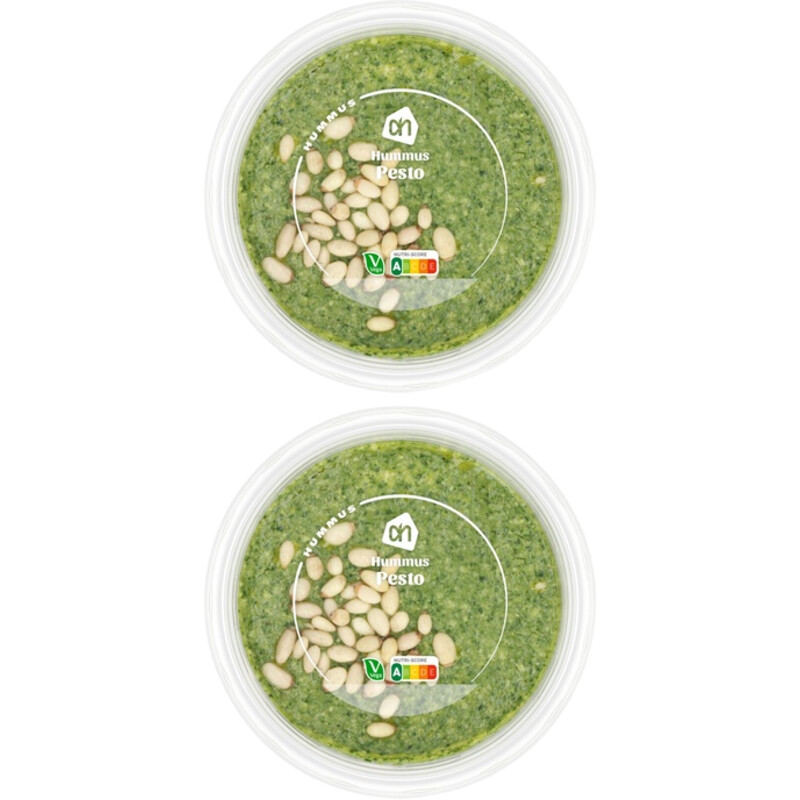 Een afbeelding van AH Hummus pesto 2-pack