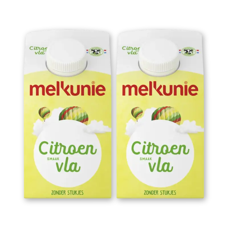 Citroensmaak vla 2-pack
