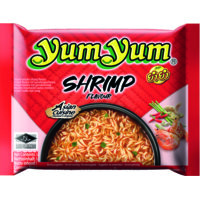 Een afbeelding van Yum Yum Shrimp flavour instant noodles