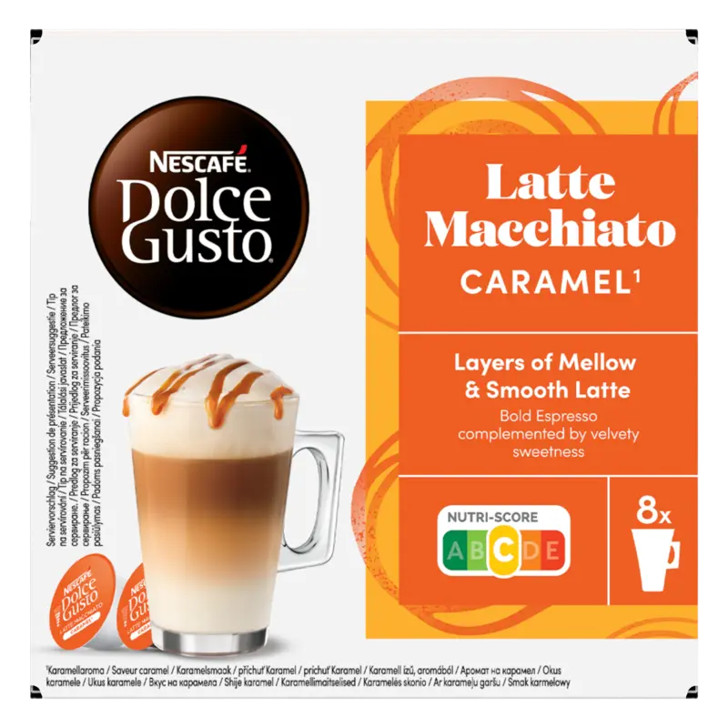 Nescafé Dolce Gusto Macchiato caramel capsules