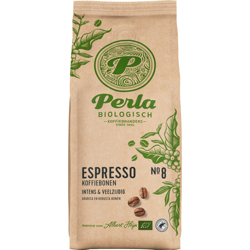 Een afbeelding van Perla Biologisch Espresso koffiebonen