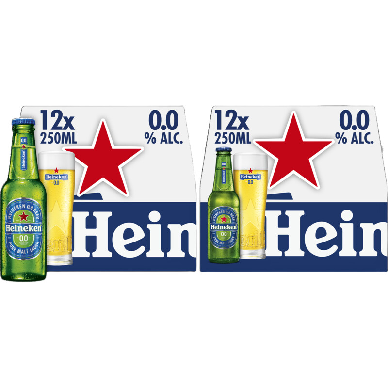Een afbeelding van Heineken Premium pilsener 0.0 2x 12-pack