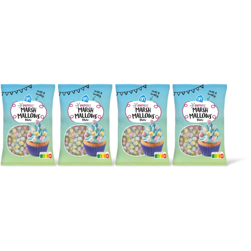 AH Bakfeest marshmallows mini 4-pack