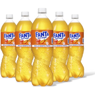 Fanta Orange zero sugar 5-pack