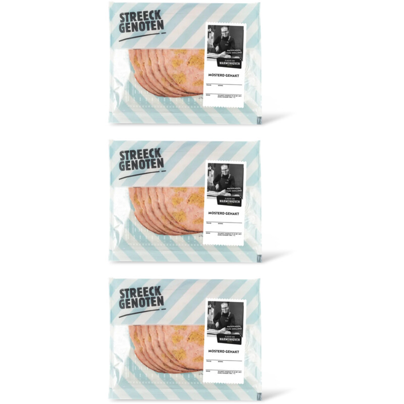 Streeckgenoten Mosterdgehakt 3-pack
