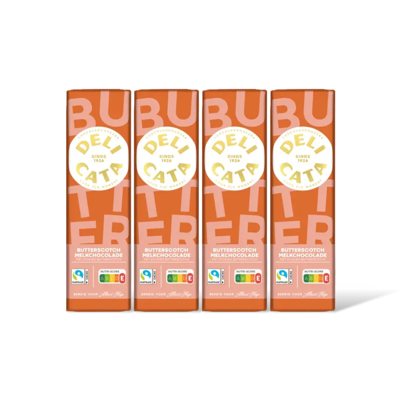 Reep melkchocolade butterscotch 4-pack