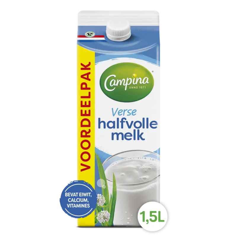Verse Halfvolle Melk Voordeelpak 1,5 L