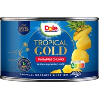 Dole Tropical gold ananas stukjes op sap