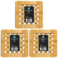 AH Onderzetter bamboe 3-pack