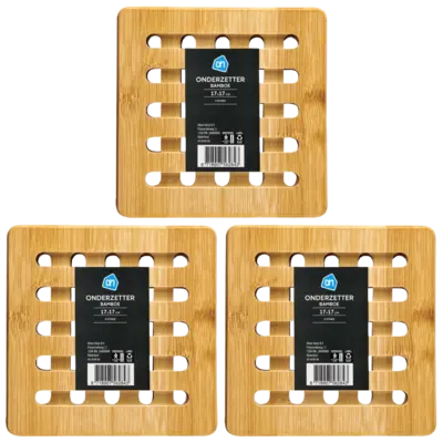 pdp-image-AH Onderzetter bamboe 3-pack