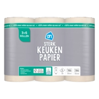 AH Keukenpapier sterk 3=6 rollen