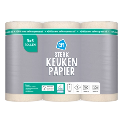 pdp-image-AH Keukenpapier sterk 3=6 rollen