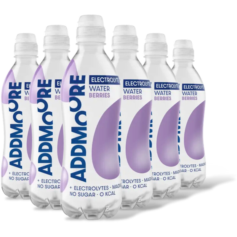 Addmoore Electrolyte Water Berries 6-pack