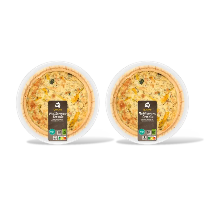 AH Quiche mediterrane groenten 2-pack