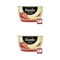 Danio kwark aardbei vanille 2-pack