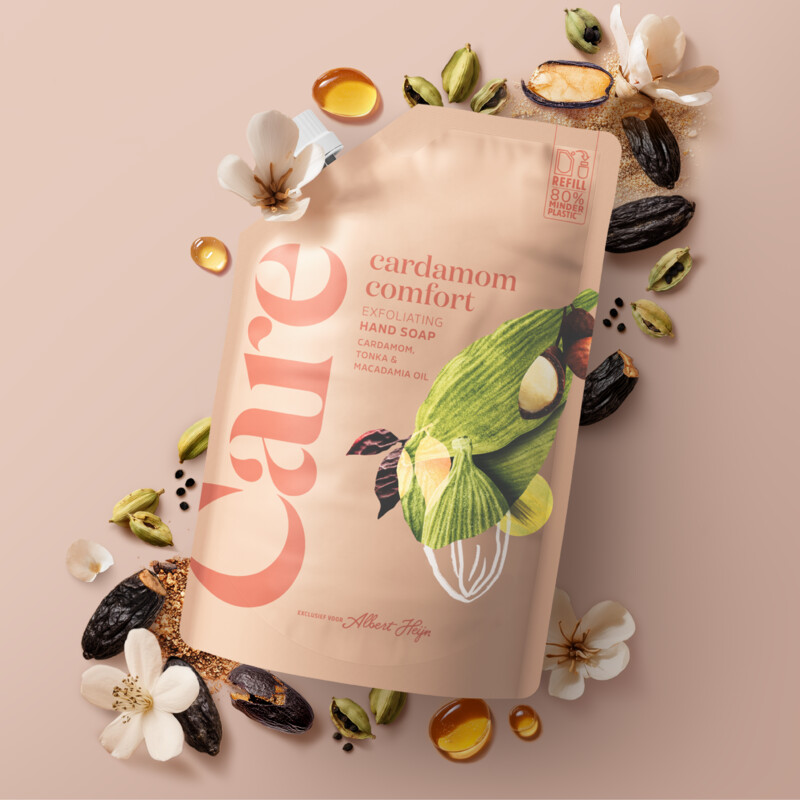 Een afbeelding van Care Cardamom comfort hand soap refill