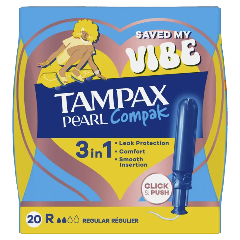 Tampons compak pearl regular