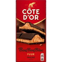 Côte d'Or BonBonBloc chocoladereep praliné puur