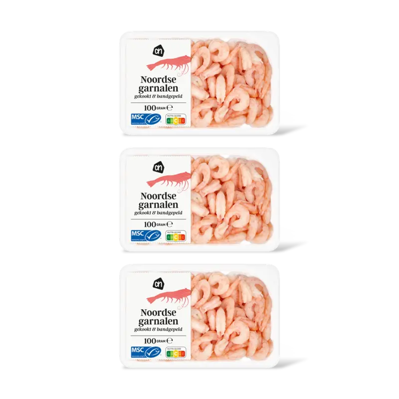 AH Noordse garnalen 3-pack
