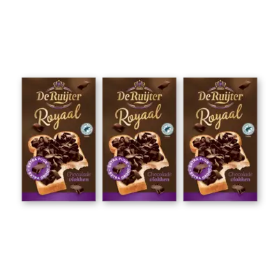 pdp-image-De Ruijter Royaal choco vlokken extra puur 3-pack