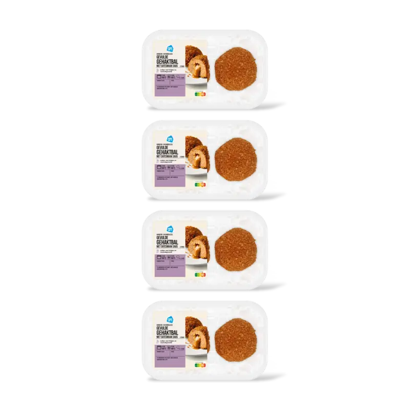 Gevulde gehaktballen met satesmaak 4-pck