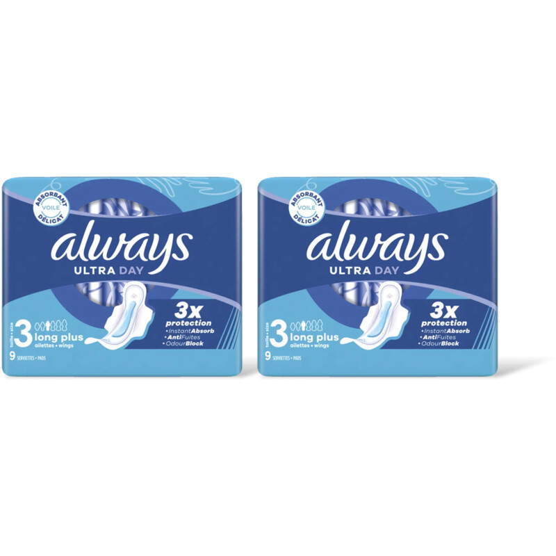 Always Ultra day long plus maandverband 2-pack