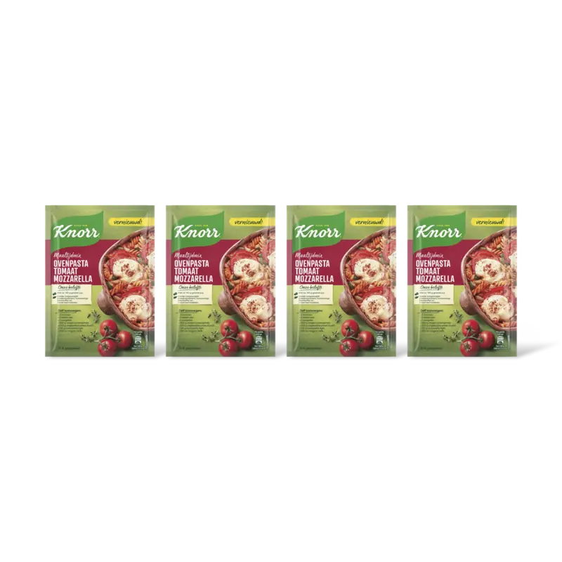 Knorr Ovenpasta tomaat mozzarella 4-pack