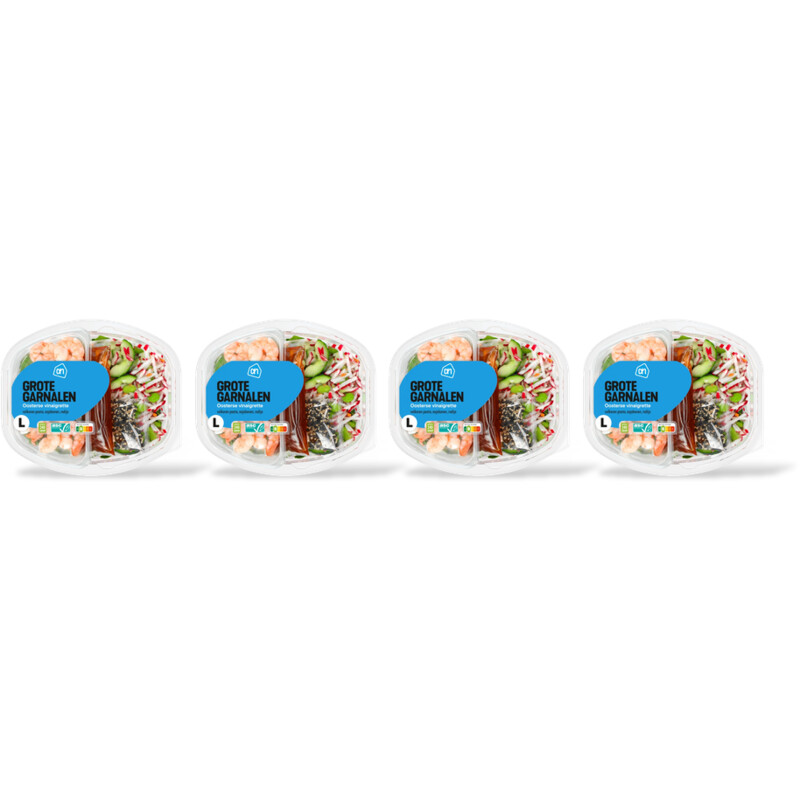 AH Maaltijdsalade garnalen 4-pack