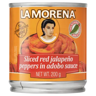 pdp-image-La Morena Sliced red jalapeno peppers adobo sauce