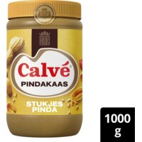Een afbeelding van Calvé Pindakaas met stukjes pinda